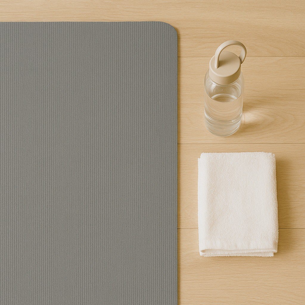 Простір для практики: килимок і вода